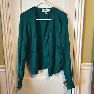 Stylish Teal Cardigan Sweater for Women